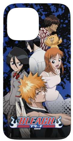 Bleach Character Collage with Show Logo Anime Case for iPhone 13 Pro Max