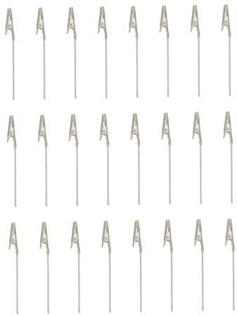 Hemobllo 100pièces Pinces Crocodiles Métal Pour Photos Cartes Et Notes Pinces De Fixation Pour Papiers Et Mémos