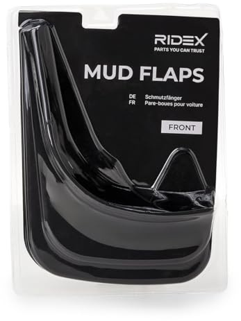 RIDEX 1715A0016 2x Schmutzfänger Vorne schwarz