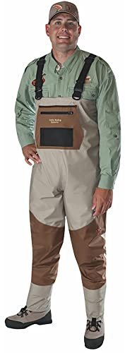 Caddis Attraente scarponcino da uomo bicolore grigio talpa traspirante (stivali non inclusi)