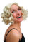 WIG ME UP - PW0238-KB88 Perücke Hollywood Diva BLOND 20er Jahre Burlesque