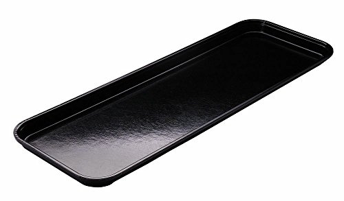 Cambro 926MT110 Black 8-7/8 x 25-9/16 x 1 Market Display Tray