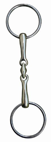 HKM 9877 Doppelt gebrochenes Gebiss, 18 mm aus Edelstahl, L