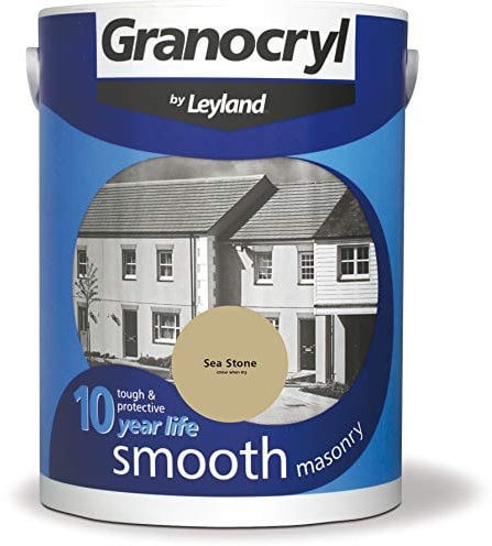 Leyland Granocryl Smooth Masonry, Seastone, 5L, Sea Stone
