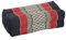 Handelsturm Kissen Block 35x15x10 mit Füllung aus Kapok. Perfekt für Meditation, Yoga und Entspannung (Schwarz & rot)