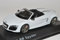 Schuco A-U-D-I R8 Cabrio Suzuka Grau Weiss Facelift Ab 2012 1/43 Modell Auto mit individiuellem Wunschkennzeichen
