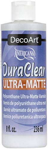 Deco Art Americana DuraClear Ultra Mate-8 onzas, Materiales sintéticos, Multicolor, 236 ml (Paquete de 1), 236