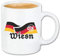 Reifen-Markt Kaffeetasse OKTOBERFEST - WIESN - MÜNCHEN - CANNSTATTER WASEN - VOLKSFEST Keramik 330 ml in Weiß
