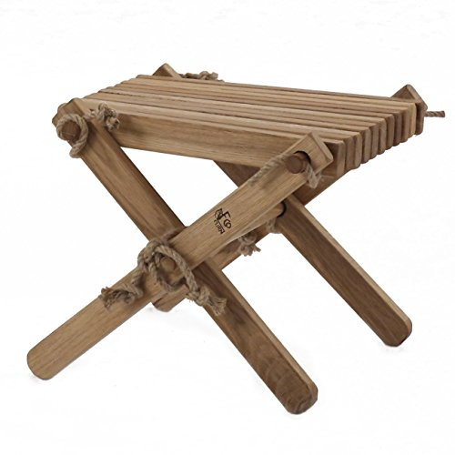 Ecofurn Lilli geölt montiert Beistelltisch/Foot Rest, Holz, Eiche, braun