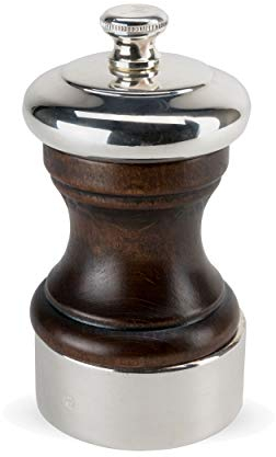 PEUGEOT 19587 Palace Salzmühle, versilbert, Holz, Braun