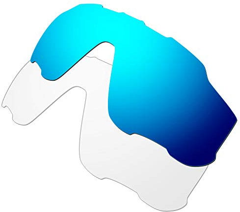 HKUCO Plus Mens Replacement Lenses for Oakley Jawbreaker - 2 Pair