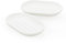 Viewnub Lot de 2 porte-savon en plastique Blanc