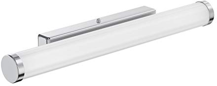 ledscom.de LED Spiegelleuchte LESI, Bad-Lampe, 39.6cm, chrom glänzend, 12,7 W, 1241lm, weiß, Led, Bad, Lampe, Badezimmer, Spiegelleuchte, Spiegelschrank, Wand, Beleuchtung, Wandleuchte, Licht