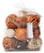 ANDALUCA Large Decorative Vase Filler Bag with Orbs, Balls (Burnt Orange)