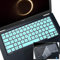 Tastaturabdeckung für Dell Latitude 5400 5401 5411 7400 35,6 cm (14 Zoll) mit spitzem Laptop | Dell Latitude 14 US-Layout Tastatur-Schutzabdeckung (Hot Blue + Clear), 2 Stück