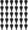 Jubaopen 30PCS Computer Case Thumb Screws M3.5 Computer Screws Kit PC Screws 6#-32×6mm Motherboard Screws Metal Alloy Thumb Screws for Cover Power Supply PCI Slots Hard Drives(1.5×0.9cm, Black)
