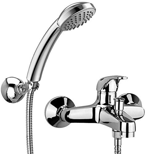 PAFFONI MISCELATORI 023 VASCA C/DUPLEX Argento Contemporary Montaggio a parete Monoforo