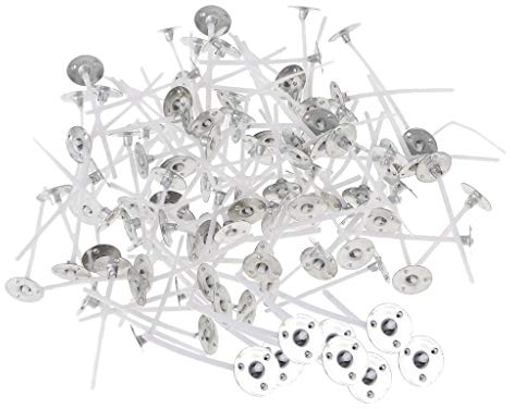 Sharplace 200 Candle Wick Raucharmer Vorgewachster Bienenwachs Jutekern für Die Kerzenherstellung Hochzeitsdekoration Kerze DIY Teelicht Weiß, Weiß, 3,5 cm