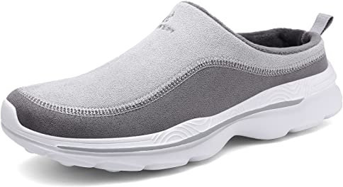 SMajong Zoccoli e Sabot Uomo Donna Comode Traspiranti Pantofole da Casa Leggero Antiscivolo Scarpe da Spiaggia Ciabatte all'aperto A grigioi Taglia:39 EU