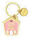 LEGAMI - Porte-clés en métal émaillé, What a Key Ring!, L 7 cm, Zinc, Thème House, Porte-clés avec anneau en spirale, Finition brillante, Couleurs brillantes, Charm pour embellir le sac