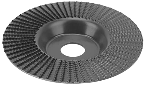 Disque de Sculpture sur Bois Meuleuse Façonnage Disque 125mm Carbure de Tungstène Meule Sculpture Disque Abrasif pour le Travail du Bois(Le noir), Roue De Polissage