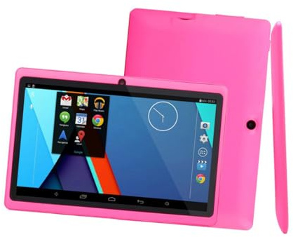 Mobestech 512m Tablet Educativo per Ragazzo Ragazza Spina Ue Rosa Materiale Pratico Resistente e Sicuro Facile da Impegnare Accesso Pulsanti Porte Fotocamere Lezioni di Inglese Matematica
