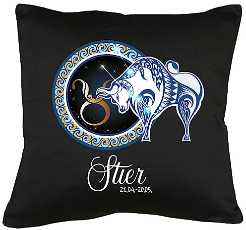 TShirt-People Sternzeichen Stier Kissen mit Füllung 40x40cm