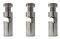 LEDSone 3 Pack Ceiling Cable Mount Satin Nickel Hook for Pendant and Chandelier Lighting - Minimalist Cord Keeper Swag Hook for Wall and Ceiling - Modern Easy Fit Light Hooks