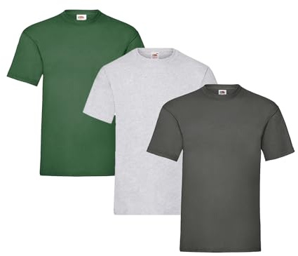 Fruit of the Loom Men's Heavy T-Shirt Pack of 3