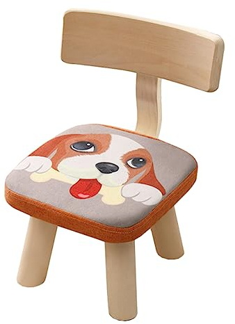AOKWAWALIY Stapelbar Sessel Kinderhocker Rückenstuhl Für Kind Kinder-rückenstuhl Hocker Für Kindergartenkinder Kleinkinder Rückenhocker Anti-Fall Hölzern Baby Hinterer Hocker Kleinkindhocker