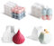 NICAVKIT 4 Stück Bubble Kerzenform Kit, 3D DIY Bubble Silikonform Kerze, Silikon Kerzenformen zum Gießen als Heimdekorationen, Bastel Ornamente, DIY Duftkerze, Seife