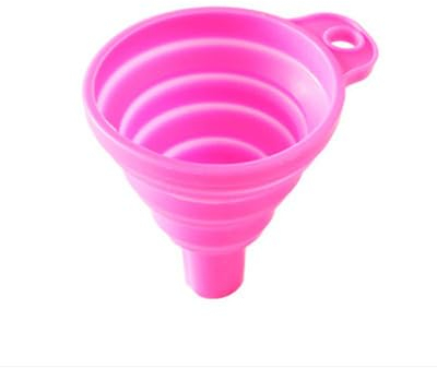 Embudo Embudo de cocina plegable de silicona embudo plegable accesorios de cocina Embudo Cocina (Color : C)