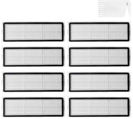EtliN Compatible con Xiaomi Robot Vacuum X10, Piezas de Robot Aspirador, Repuesto de Cepillo Lateral Principal, Filtro Hepa, paño de fregona, Accesorios for Bolsa de Polvo (Color : Set 17)