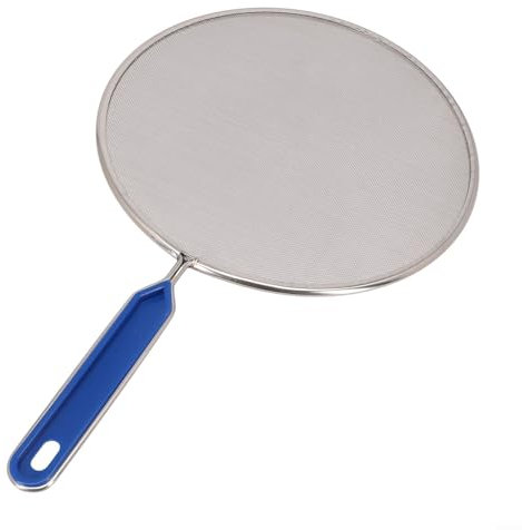 Stainless Steel Pan Screen, Oil Net Splash Cover for Frying Pans, 4 Sizes 21cm/25cm/29cm/33cm (33CM)