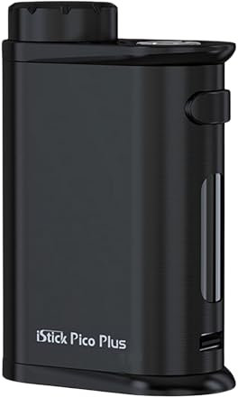 E Leaf iStick Pico Plus Mod - [Requires 18650 Battery - Sold Separately] Threaded 510 Connection, 75w, USB Type-C, Multiple Vaping Modes, Button Activation, No Nicotine (Black)