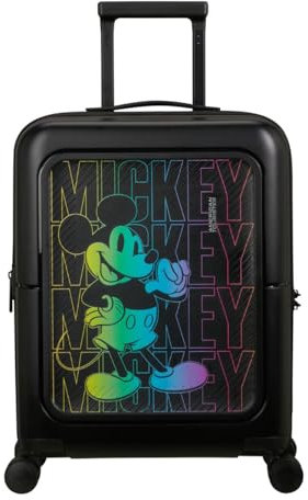 American Tourister Dashpop Disney - Spinner S, Bagaglio a mano espandibile, 55 cm, 41/47 L, Multicolore (Mickey Neon Gradient)