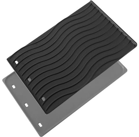 Beurbcikue 56426 56425 Grillplatte für Napoleon Rogue 425 525 625 & Freestyle Serie Rogue XT 425 Reversible Gusseisen Grillteile für Napoleon Grillzubehör