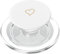 Minimalistisches Herz in Hellbeige von Hand gezeichnetes Weiß PopSockets PopGrip für MagSafe