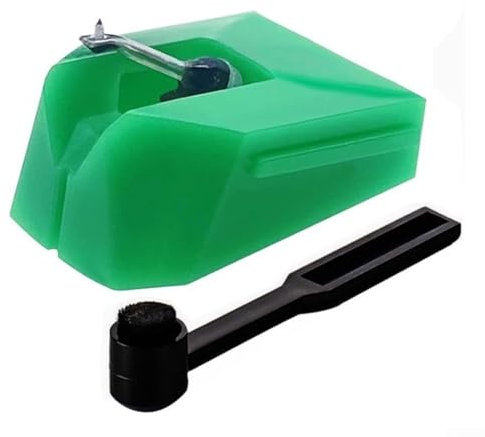AT-VMN95E Reemplazo de aguja para tocadiscos, para tocadiscos de vinilo, lápiz elíptico compatible con cartuchos de audio serie VM95, carcasa ABS, voladizo de aluminio
