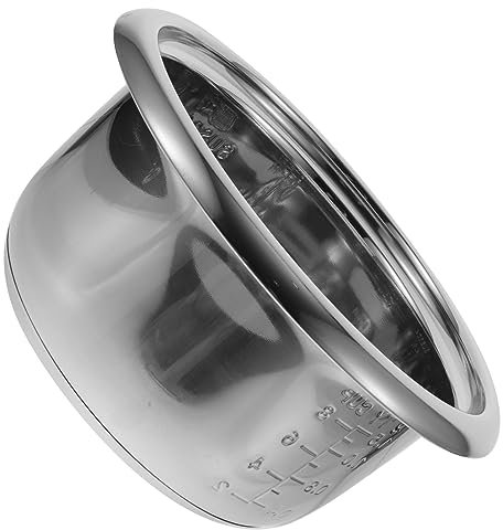 BESPORTBLE Replace Your Old Rice Cooker Pot New Non-stick Inner Pot 304 Stainless Steel Large Capacity for Rice Cooker Soup Cake