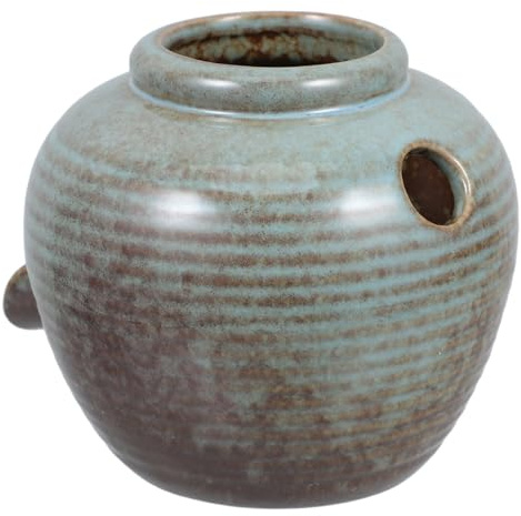 BESTonZON Fontana D'Acqua Corrente Vaso Di Terracotta Fontana Da Cortile In Barattolo Beccuccio Per Da Giardino Barattolo A Cascata o Per