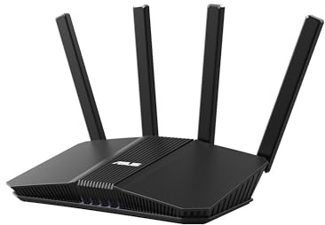 ASUS RT-BE55 Dual-Band WiFi 7 (802.11be) Smart AiMesh Extendable Router, 3600 Mbps, 2.5G Port, Up to 3 SSIDs for IoT Devices, Parental Controls & VPNs, Advanced Network Security