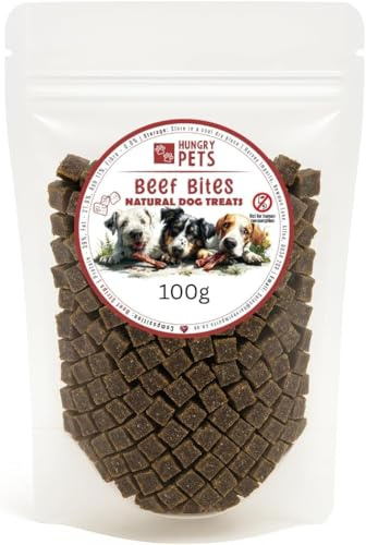 Hungry Pets Natrual Dog Training Treats 100g - Beef, Chicken, Venison, Duck, Rabbit, Goose (100g, Beef) | Chicken, Venison, Duck, Rabbit, Goose