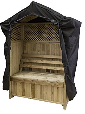 Zest 4 Leisure SEATDORSETCOVER Cover, Black, 156 x 67 x 199 cm