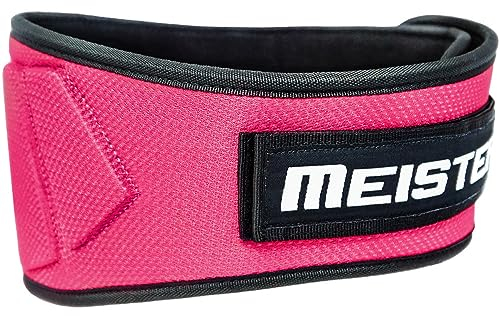 Meister Gewichthebergürtel, Neopren, 15,2 cm, Herren, Rose, Small-Medium