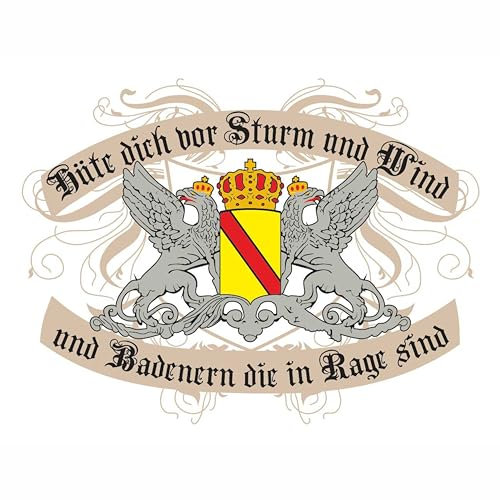 Spaß Kostet Aufkleber Badener in Rage Baden Württemberg (Wetterfest)