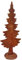 terracotta-toepfe-de Tannenbaum ca. 60 cm aus Metall Edelrost Rost Weihnachten Deko Weihnachtsbaum