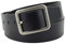 Vascavi ® Ledergürtel aus Rindleder, 4,5 cm breit und ca. 0,3 cm stark, echt Leder Gürtel, Made in Germany, kürzbar, für Damen und Herren #4,5-0002 (85 cm Gesamtlänge 100 cm, Schwarz)