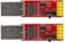 Wishiot ESP-01S Programmierer, USB auf ESP-01, Adapter, ESP8266, WLAN-Modul, WLAN, CH340G, UART-PORG, 4,5-5,5 V, 115200 Baudrate, 2 Stück