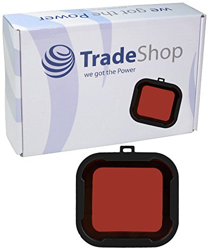 Trade-Shop Unterwasser Tauchfilter Rot Farbfilter Kamera Lens Kit Rotlichtfilter PolarPro Aqua Tauchen für GoPro Hero3 +/3 Plus Hero 4 Aqua Series
